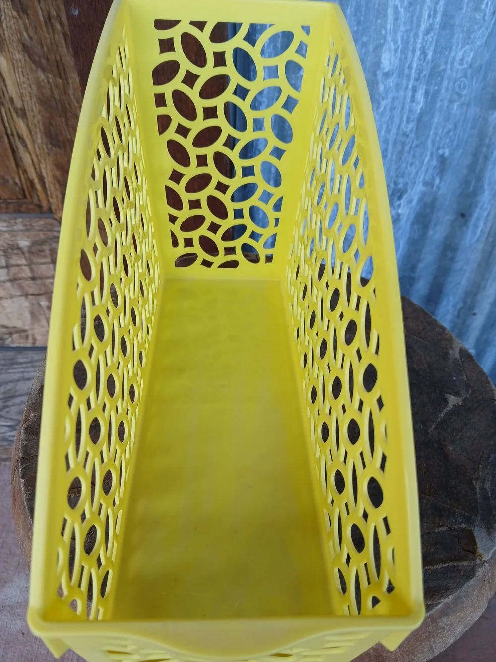 Yellow Decorative Storage Bins - Set of 4 - Picture 3 of 5